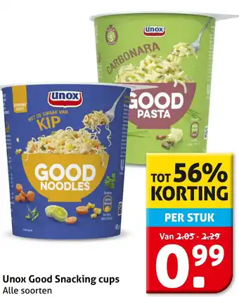 Hoogvliet Unox Good Snacking cups aanbieding