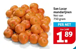 Hoogvliet San Lucar mandarijnen aanbieding