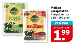 Hoogvliet Melkan kaasplakken aanbieding