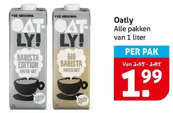 Hoogvliet Oatly aanbieding