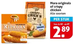 Hoogvliet Mora originals of crispy chicken aanbieding