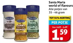 Hoogvliet Santa Maria world of flavours aanbieding