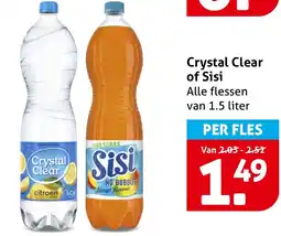 Hoogvliet Crystal Clear of Sisi aanbieding