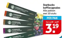 Hoogvliet Starbucks koffiecapsules aanbieding
