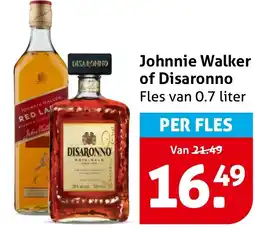 Hoogvliet Johnnie Walker of Disaronno aanbieding