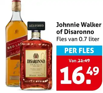 Hoogvliet Johnnie Walker of Disaronno aanbieding