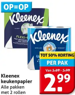 Hoogvliet Kleenex keukenpapier aanbieding