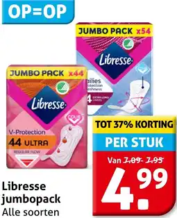 Hoogvliet Libresse jumbopack aanbieding