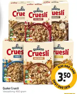 Jumbo Quaker Cruesli aanbieding