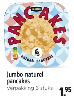 Jumbo Jumbo naturel pancakes aanbieding