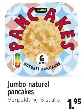 Jumbo Jumbo naturel pancakes aanbieding