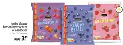 Jumbo Jumbo blauwe bessen, bosvruchten of aardbeien aanbieding