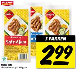 Nettorama Hebro saté aanbieding