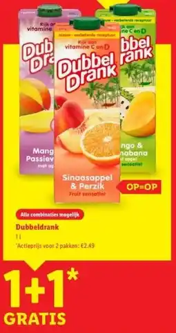 Lidl Dubbeldrank aanbieding