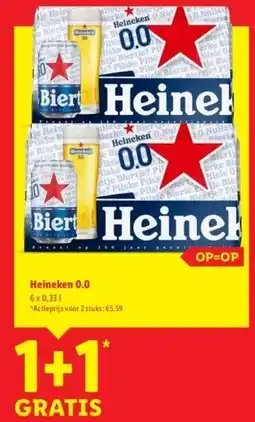 Lidl Heineken 0.0 aanbieding