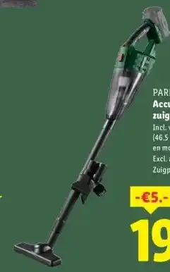 Lidl Accuhandstof- zuiger 20 V aanbieding