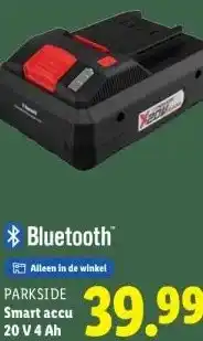 Lidl Smart accu 20 V 4 Ah aanbieding