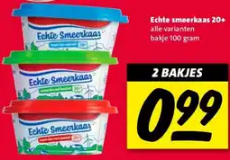 Nettorama Echte smeerkaas 20+ aanbieding