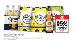 Jumbo Corona, Grolsch Radler of Erdinger aanbieding