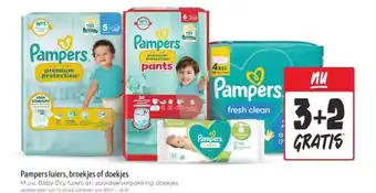 Jumbo Pampers luiers, broekjes of doekjes aanbieding