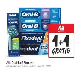 Jumbo Alle Oral-B of Fixodent aanbieding