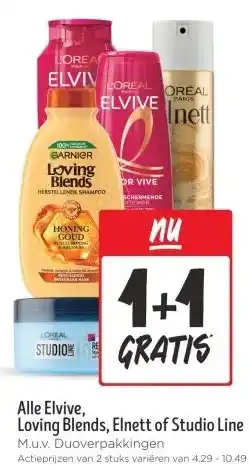 Jumbo Alle Elvive, Loving Blends, Elnett of Studio Line aanbieding