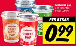Nettorama Melkunie pap aanbieding