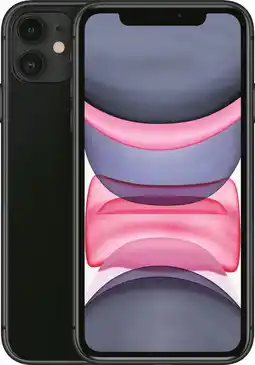 Coolblue Refurbished iPhone 11 64GB Zwart (Zo goed als nieuw) aanbieding