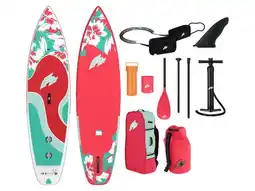 Lidl F2 Opblaasbaar SUP-board Exotic met pomp en peddel aanbieding