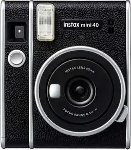 Amazon instax mini 40 Fujifilm Black, instant mini camera aanbieding
