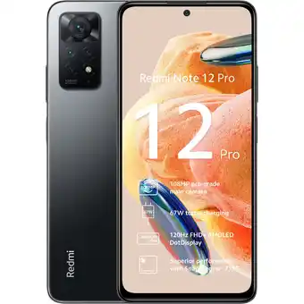 MediaMarkt Xiaomi Redmi Note 12 Pro 4g -128 Gb Grijs aanbieding