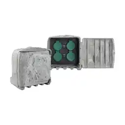 Van Cranenbroek Tuincontactdoos steen 4x230V NL aanbieding