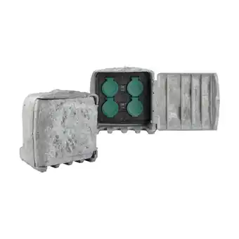Van Cranenbroek Tuincontactdoos steen 4x230V NL aanbieding