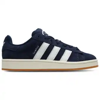 Foot Locker Adidas Campus Sneakers Heren - Blauw - Maat 40 - Suède aanbieding