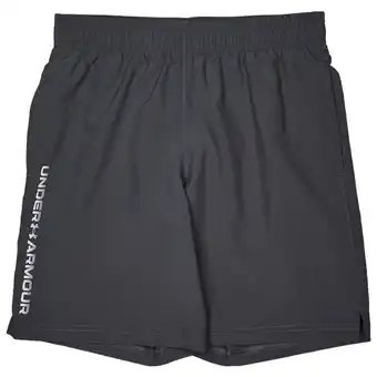 Foot Locker Under Armour Tech Woven Wordmark Korte Broeken Unisex - Grijs - Maat 122 - 127 CM - Poly Woven aanbieding