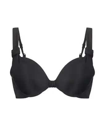Hunkemoller Hunkemöller Voorgevormde push-up beugel bikinitop Luxe Cup A - E Zwart aanbieding