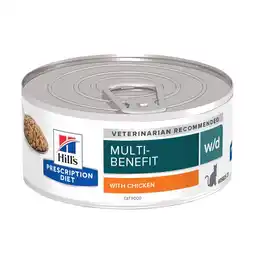 Zooplus 24x156g Feline W/D met Kip Hill's Prescription Diet Kattenvoer aanbieding