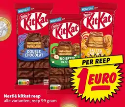 Nettorama Nestlé kitkat reep aanbieding