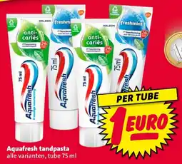 Nettorama Aquafresh tandpasta aanbieding