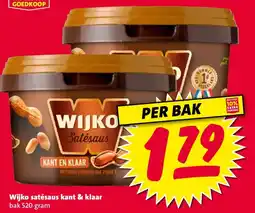Nettorama Wijko satésaus kant & klaar aanbieding