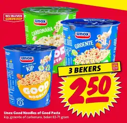 Nettorama Unox Good Noodles of Good Pasta aanbieding