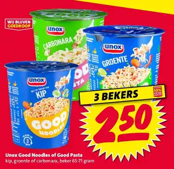 Nettorama Unox Good Noodles of Good Pasta aanbieding