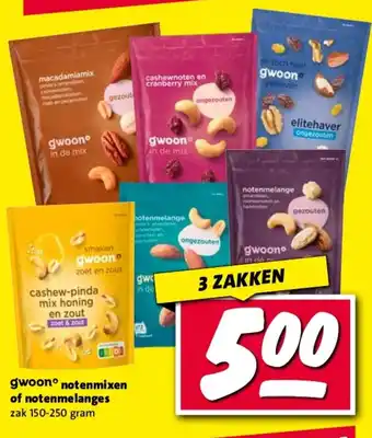 Nettorama Gwoon notenmixen of notenmelanges aanbieding