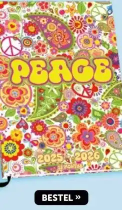 Boekenvoordeel PEAGE 2025 2026 agenda aanbieding