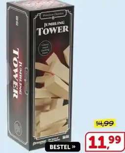Boekenvoordeel JUMBLING TOWER aanbieding