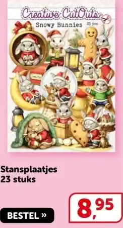 Boekenvoordeel Stansplaatjes 23 stuks aanbieding