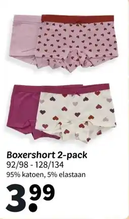 Wibra Boxershort 2-pack aanbieding