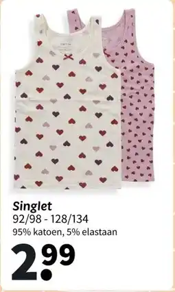 Wibra Singlet aanbieding