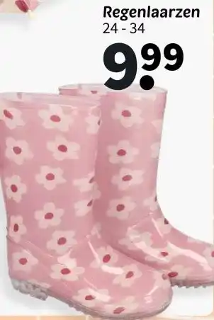 Wibra Regenlaarzen aanbieding