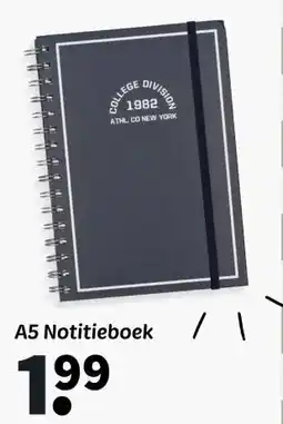 Wibra A5 Notitieboek aanbieding